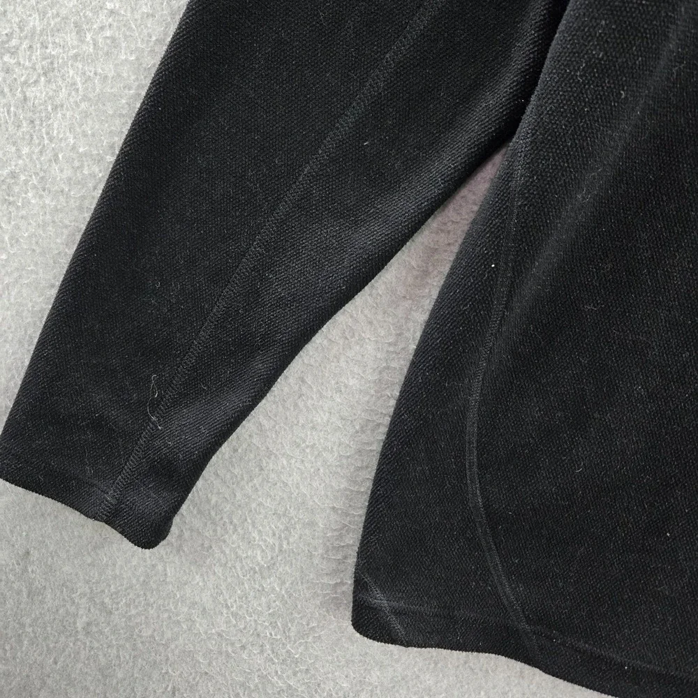 The North Face Men‎ Sweatshirt Small Black 1/2 Zip Pocket  Mock Neck Pullover